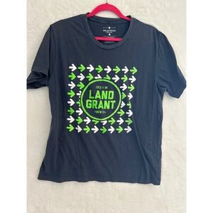 Pelotonia Land-Grant Brewing Co T-Shirt Mens Large Gray Short Sleeve Cotton Tee
